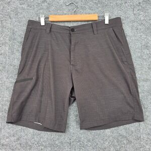 Hawke & Co Mens Hybrid Shorts W35 Charcoal Gray Stretch Performance Lot 2